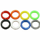 New Silicone Key Cap Covers Hollow Topper Keyring With Bly Braille Mutli-co X2E5