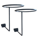 2 Pcs Helmet Holder Jacket Hat Display Wall
