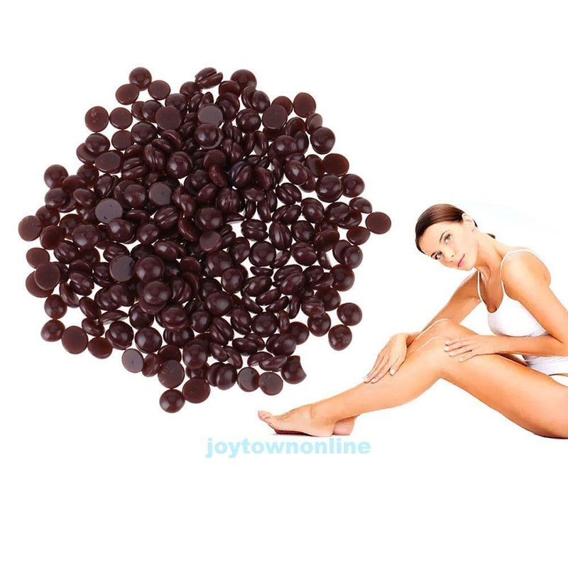 Depilatory Hard Wax Beans Pellet Waxing No Strip Bikini Film Hair Removal 100g