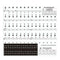 88 Keys 61 Keys 54 Keys Transparent Piano Keyboard Stickers Electronic Keyb