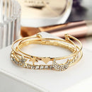 4pcs/set Women Star Moon Love Heart Bracelet Sets Chain Bracelet Jewelry Ac