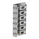6 Saddle Hardtail Bridge Top Load 65mm for Electric Guitar + 5pcs Screws