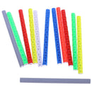 12Pcs Bicycle Wheel Rim Spoke Clip Tube Safety Warning Light Strip Reflector 3C