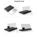 12 Inch Mobile Phone Screen Magnifier Stereoscopic HD Video Amplifier Stand Q3E9