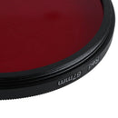 67 mm full red filter, 67 mm filter threaded camera lens