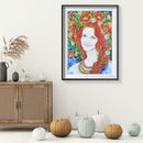 5D DIY Special Shaped Diamond Painting Beauty Cross Stitch Mosaic Kit Decor