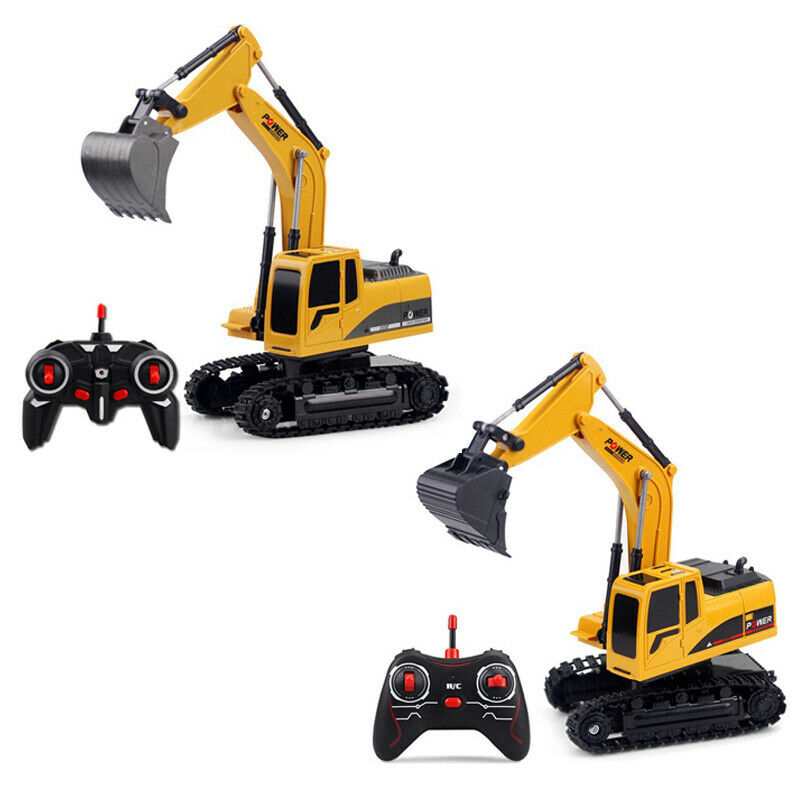 2.4Ghz 6Ch 1:24 Rc Excavator Mini Rc Truck Rechargeable Simulated Excavator E4S2