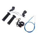 Mini Pocket Bike 7/8" Hand Grips Kill Switch Throttle Brake Levers Set