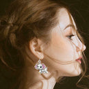 Animal Rhinestone Hook Dangle Earrings for Women Ear Jewelry Gift (Style 1) A