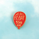 Clown Red Balloon Enamel Badge Brooch Lapel Pin Denim Shirt Bag Jewelry Gift JR