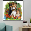 5D DIY Full Drill Diamond Painting Cute Dogs Cross Stitch Embroidery Kits