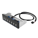 9 Pin to 7 Ports USB 2.0 Hub 5.25 inch CD-ROM Drive Bay CD ROM Front Panel