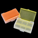 1pc Double-deck 6 Slots Weekly Pills Medicine Box Case Storage Random Color   Z