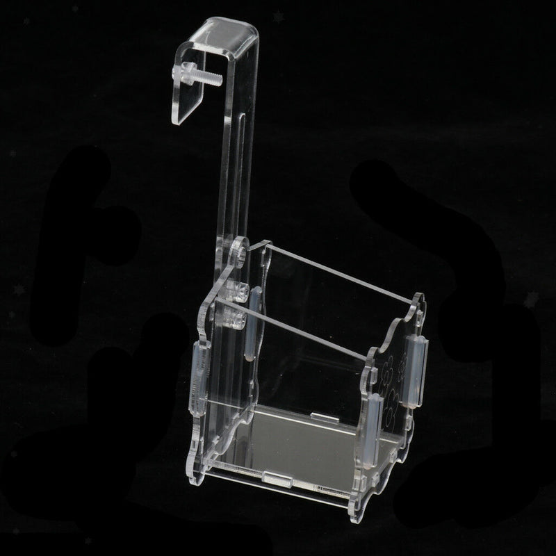 Clear Wall Hanging Aquatic Plant Acrylic Cup Pot Aquarium Fish Tank Holder