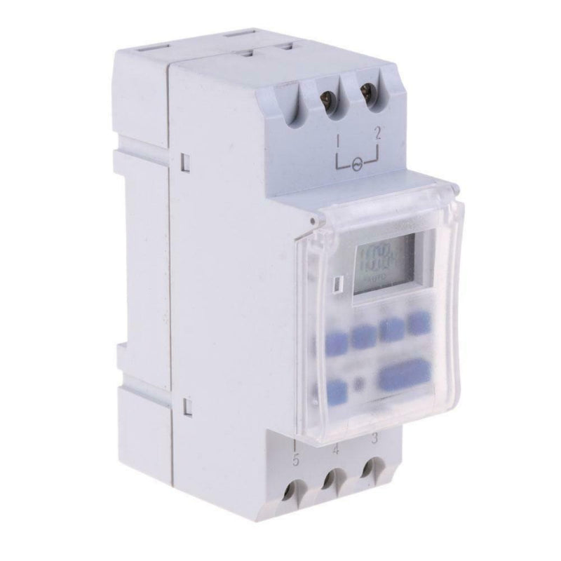 220VAC 16A Din Rail Digital Programmable Timer Switch Relay Timer Control