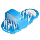 Slipper Foot Masage Tool Feet Calloused Cleaner W/ Scrubber Brush
