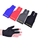 Spandex Snooker Billiard Glove Pool Left Hand Open Three Finger Accessory M&O