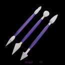 9 Pcs Double Heads Plastic Pottery Clay Sculpture Tools
