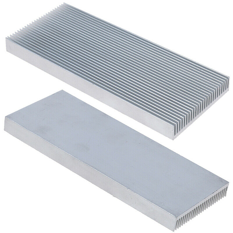 100x41x8mm Aluminum Heat Sink Heatsink for High Power LED Amplifier IC ChipJ Kw