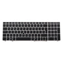 Replacement Laptop Keyboard Layout Spanish For  EliteBook 8560p 8570P