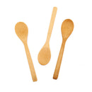 Wooden Round Bamboo Spoon Soup Tea Coffee Salt Spoon Jam Scoop Kitchen Tools Gw