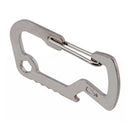Survival Camping Hiking Rescue Gear Mini Carabiner Keychain EDC Multi Tool A