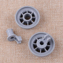 4pcs Dishwasher Lower Basket Wheel Roller Set Replace 165314 Fit for Bosch