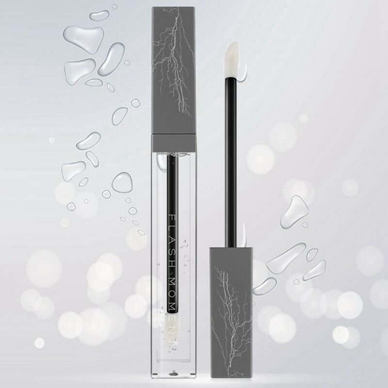 Flash Moment Natural Moisturizing Lip Balm Gel Long Lasting Lip Gloss Trans K5Y9