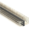 Black 90 Degree 2.54mm 3x40P Pins Three Row Right Angle Pin Header Connector LJ