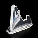 5x Acrylic Coin Display Stands Easel Holders for Badges Tokens Lighters