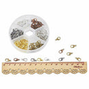 1 Box 120PCS 6 Color Zinc Alloy Lobster Claw Clasps (12x7mm) F8S5