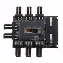 1 to 8 Channel Hub IDE Interface Power Splitter For 2A 12V 3Pin Fan 5.3*5*1.5 cm