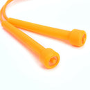 Skipping Rope PVC Adjustable Jump Rope Training Exercise Equipment (Orange) A