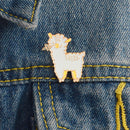 Cute Cartoon Animal Brooch Badge for Women Men Jacket Enamel Pins (Style 4)