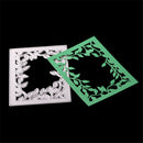 Rectangular Frame Leaves Metal Cutting Dies Stencil For DIY Album Cards Decor Z