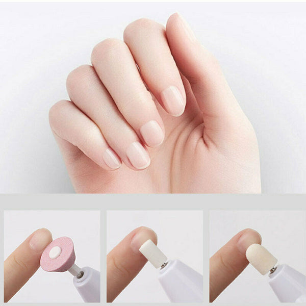 Mini Electric Nail File Drill Kit Manicure Tool Salon Pen Shape Set Beaut SKL