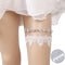 Women Rhinestone Lace Leg Wedding Garter Thigh Ring Belt Bridal Accessories P Gw