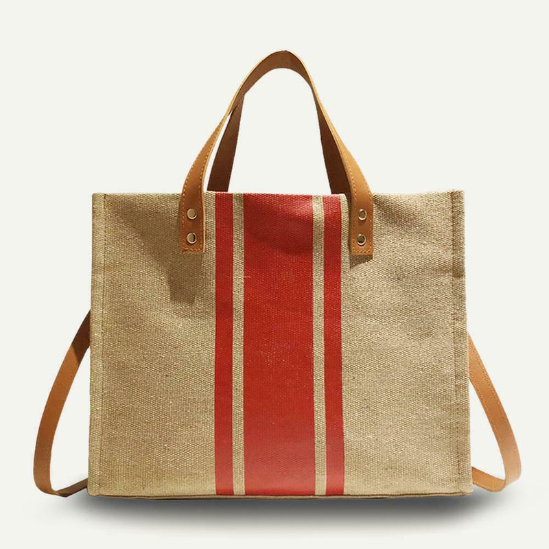Canvas Women Shoulder Crossbody Bag Shopping Large Capacity Handbag (2)
