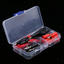 40Pcs Car Battery Alligator Clip Clamp And Stackable Banana Plug Connectors