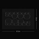 240pcs Double-side Adhesive Tips Transparent False Nails Tool Nail Glue T GwJ Gw