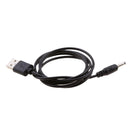2pcs USB to 3.5x1.35mm Barrel Connector 5V DC Power Cable Jack Male, 1m/3ft