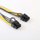 10pcs 8pin to 2 x PCIe 8 (6+2) pin Motherboard Graphics Video Card VGA Cable