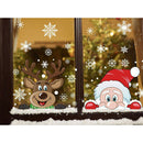 DIY Christmas Stickers Window Glass Decorative Decals Xmas Poster (E)