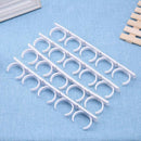 20 Clip Kitchen Spice Gripper Strip Jar Rack Holder Organizer Stick to Door