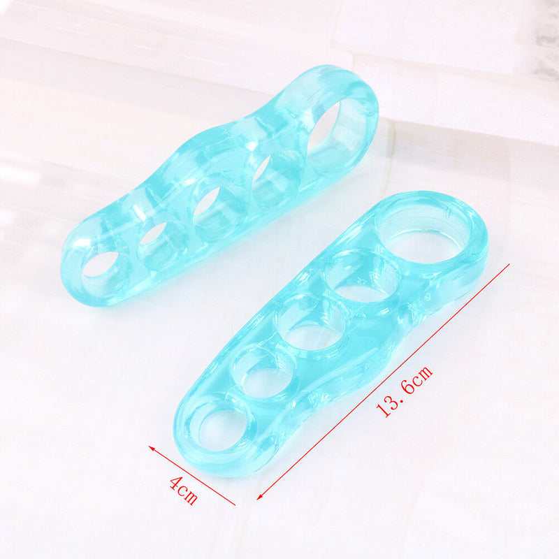 One Pair Silicone Toe Separator Spreader Correction Pain Relief Hallux Valgus 3C