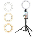 Selfie Ring Fill Light 10in Dimmable Camera Phone 26CM Ring Lamp With Tripod Kw