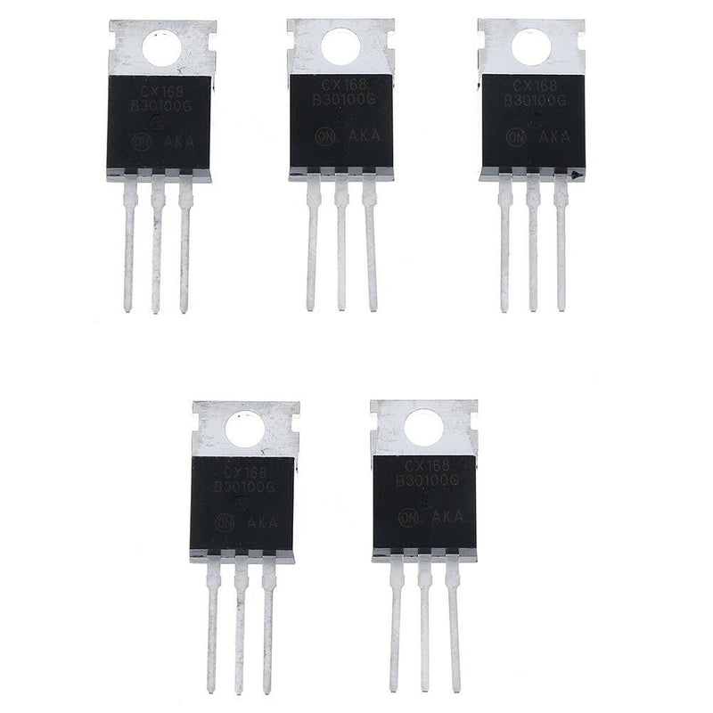 5Pcs MBR30100CT 30A 100V dual high-voltage power schottky rectifier TO- Gw