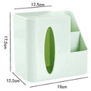 Multofunction Desktop Napkin Storage Box Living Room Remote Control Storage F7Q3