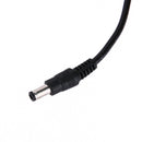 15V 5A AC to DC Power Adapter Dual Cable Converter Universal 5.5x2.1-2.5mm