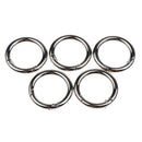 5pcs Round Carabiners Snap Hook Handbag Purple Bukle Ring Clip Camping Tool